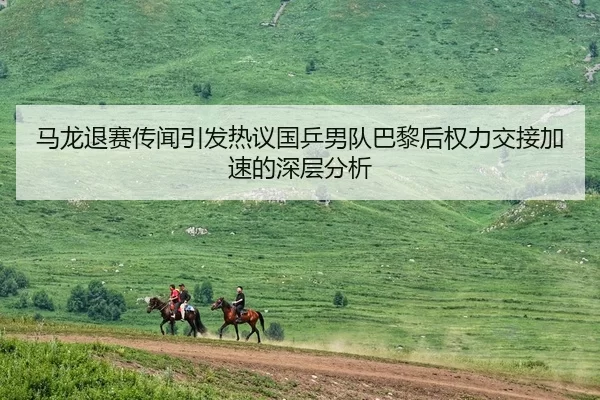 马龙退赛传闻引发热议国乒男队巴黎后权力交接加速的深层分析